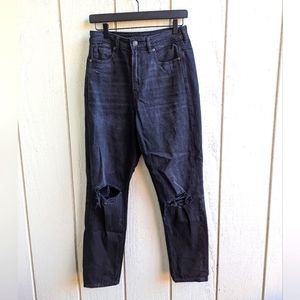 American Eagle mom jean distressed comfort stretch jeans 4